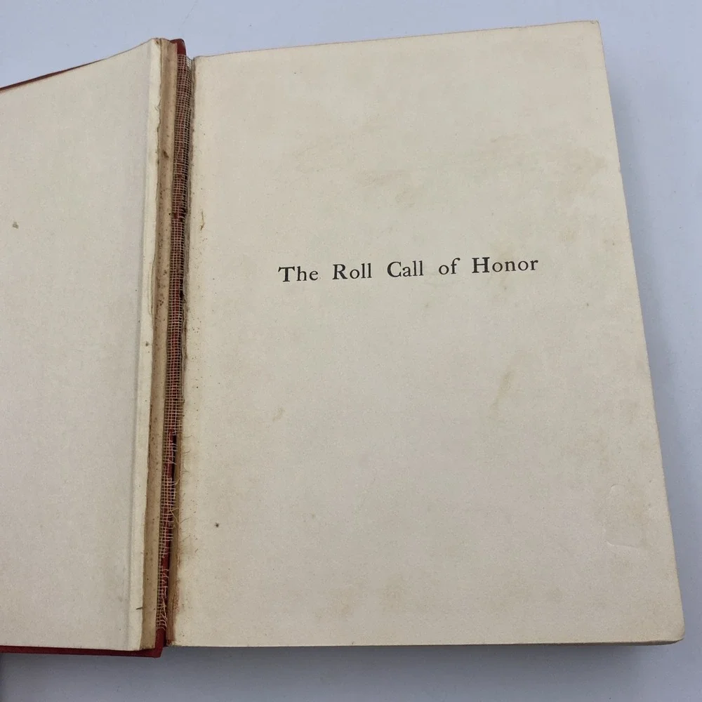 Vintage The Roll Call of Honor A New Book‎ of Golden Deeds by Quiller-Couch HC